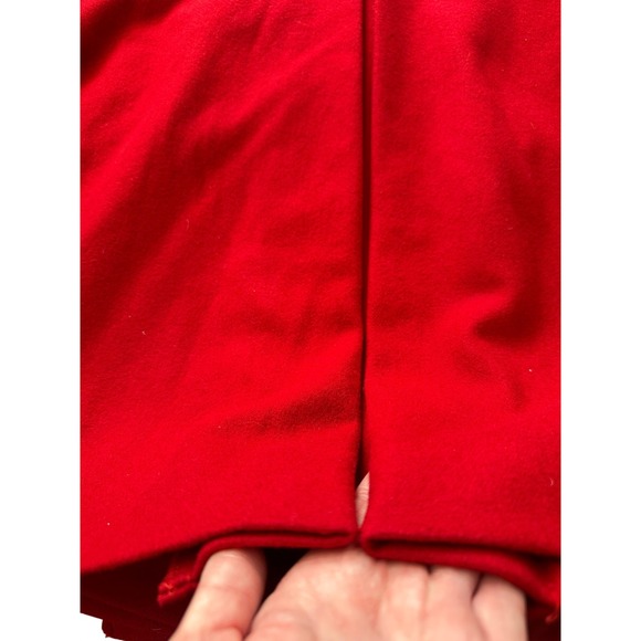 Guess LA Red Wool Blend Double Breasted Military Style Coat Women's Size XL - Picture 10 of 15